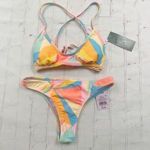 [Wild Fable] NWT multicolor 2 pc bikini XXS